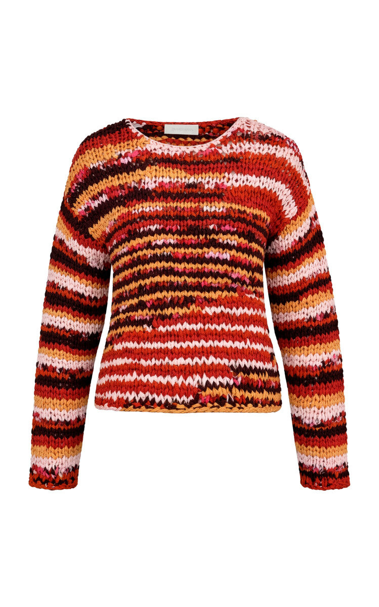 Luna Ribbon Knit Cotton Sweater | Moda Operandi (Global)