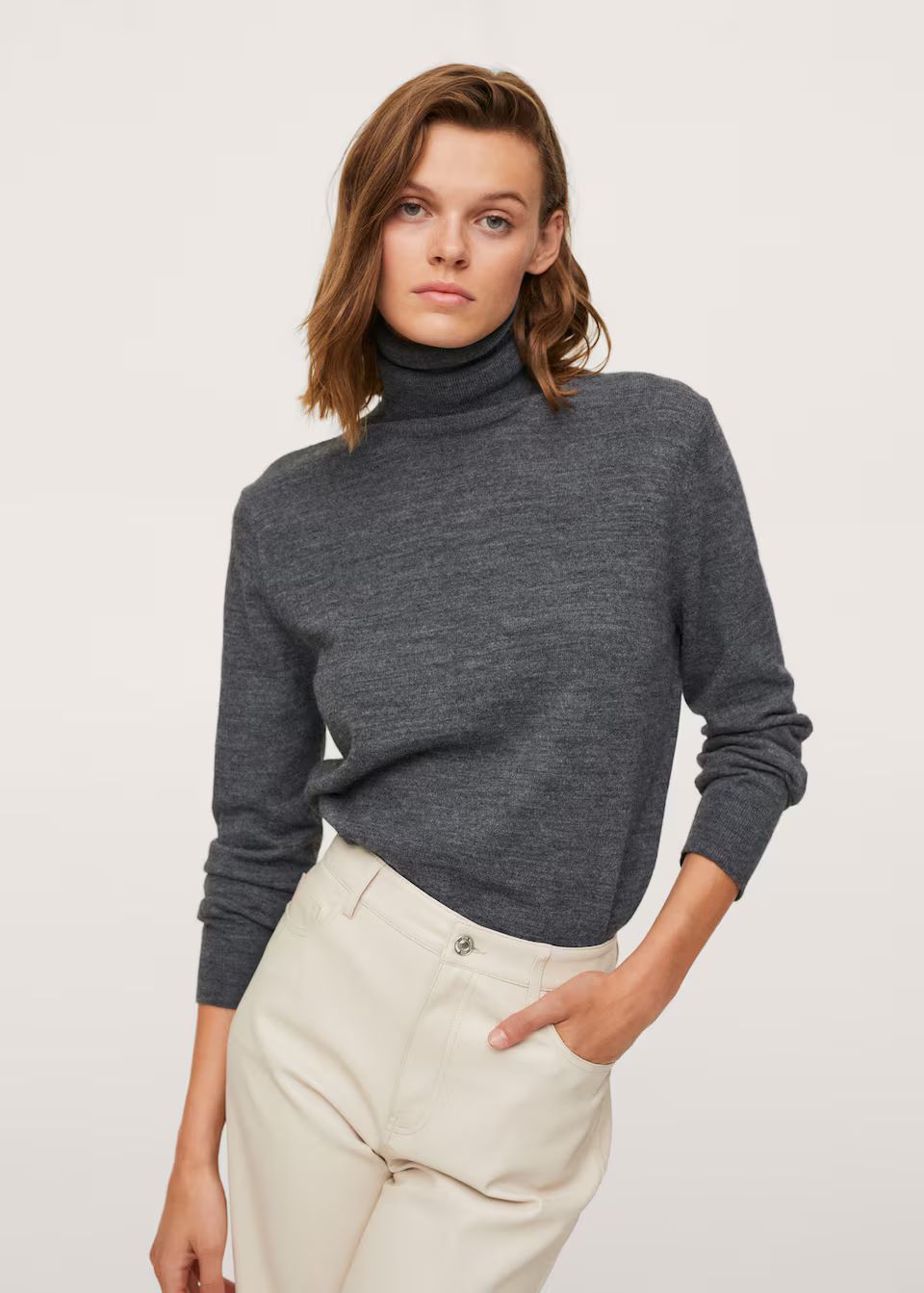 Turtle neck sweater | MANGO (UK)