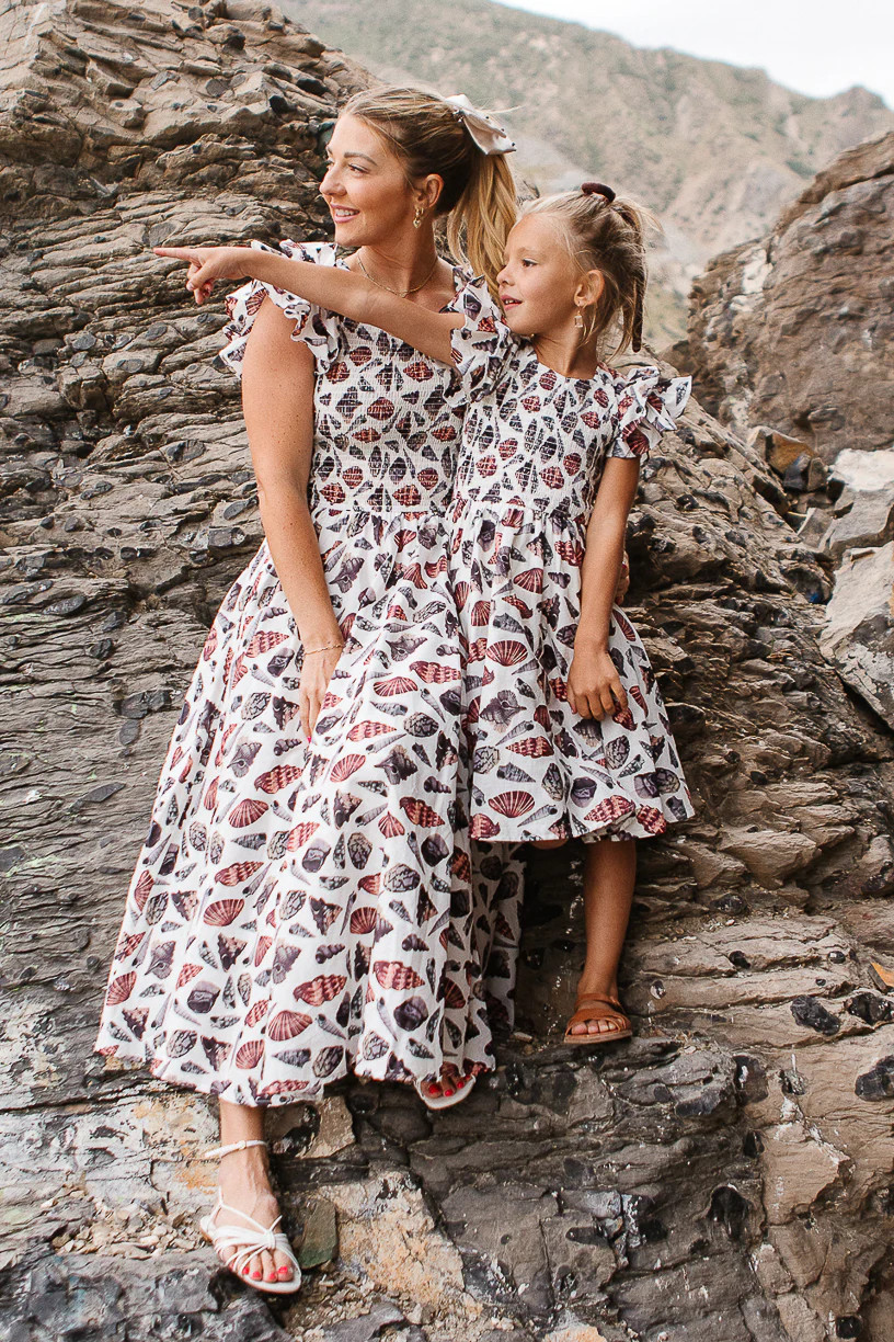 Mini Hattie Dress in Seashell | Ivy City Co