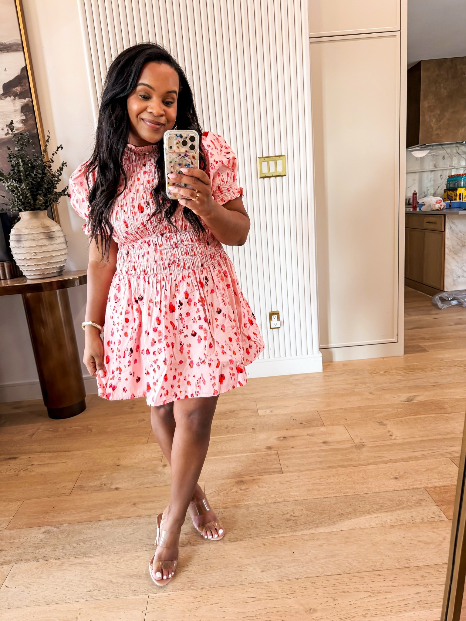 This floral smocked dress from Walmart is on sale for under $14! 💗🌸 Comes in 2 other colors as well. 

#LTKgrwm #LTKSaleAlert #LTKootd