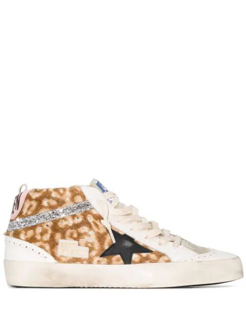Golden Goose star-patch lace-up Sneakers - Farfetch | Farfetch Global