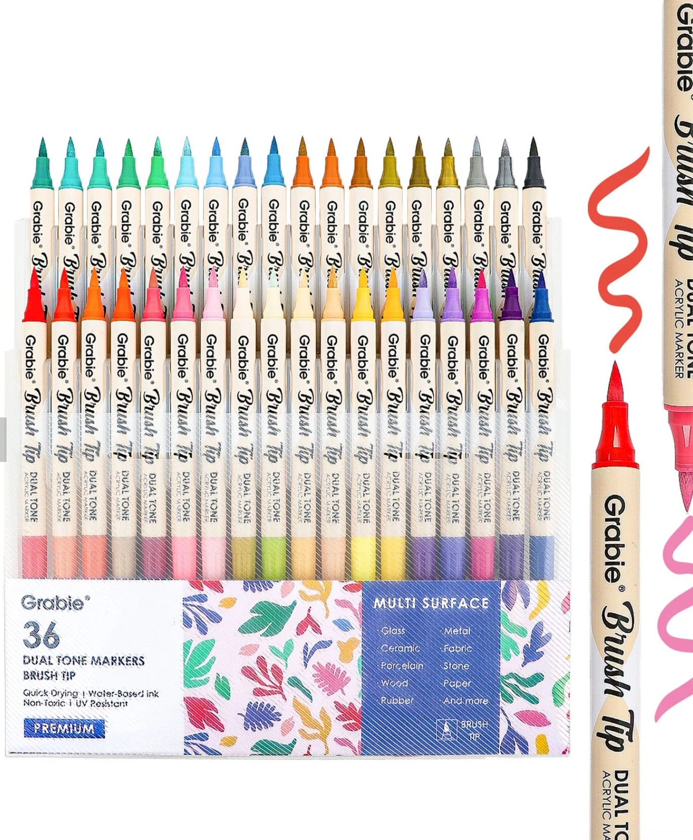 Grabie Paint Markers : Brush Tip