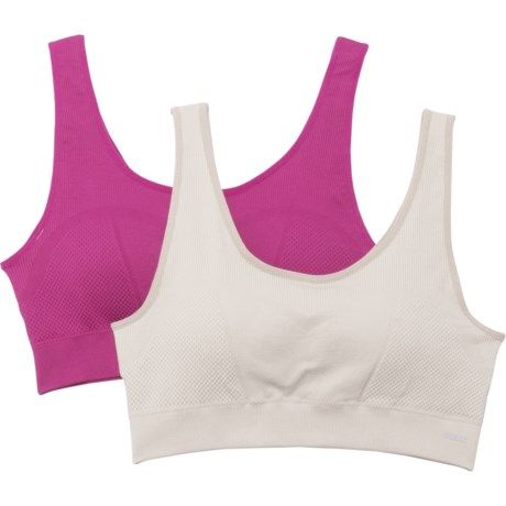 RBX Seamless Washed Sports Bra - 2-Pack, Low Impact (For Women) | Sierra