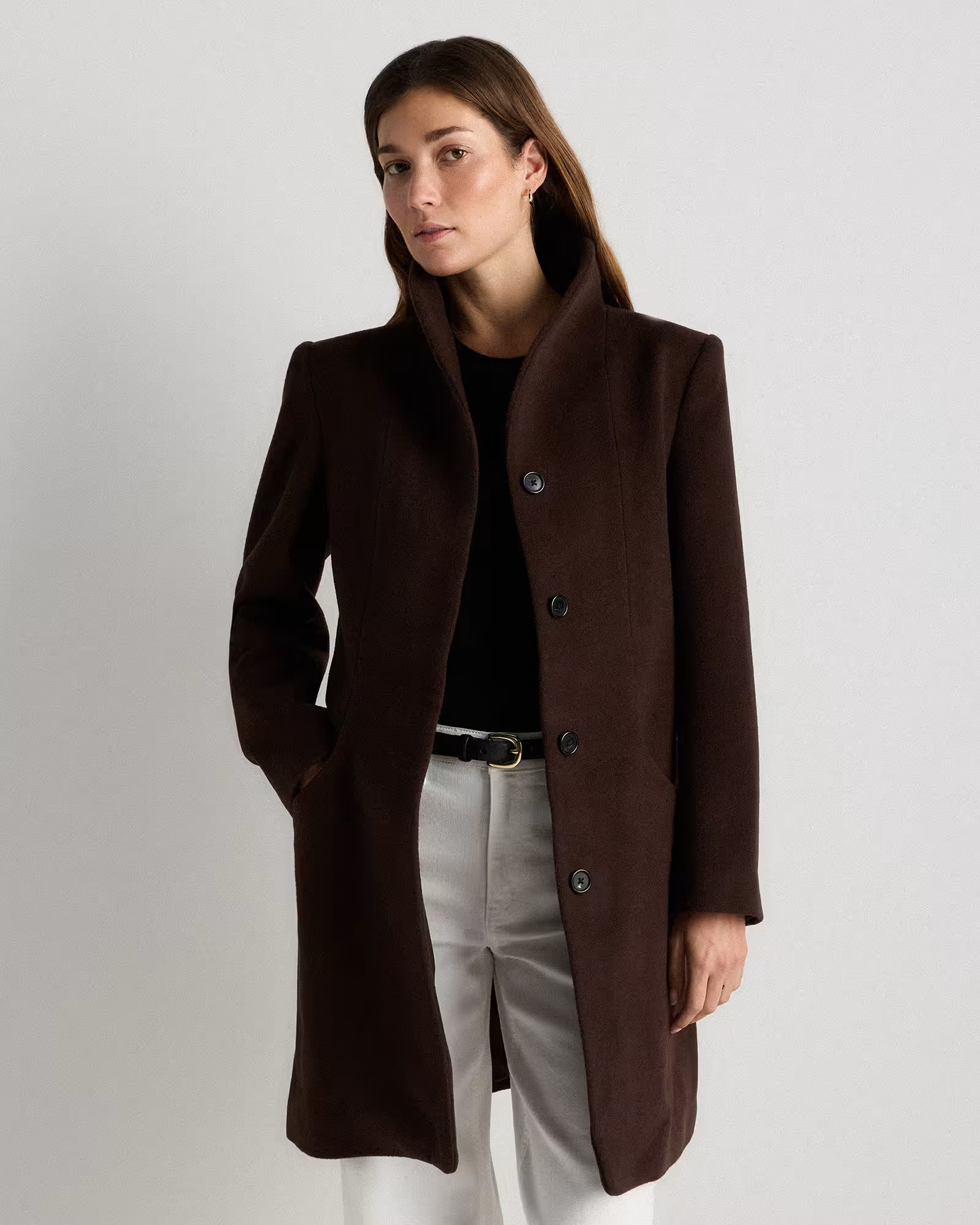 Wool Cashmere Cocoon Coat | Quince