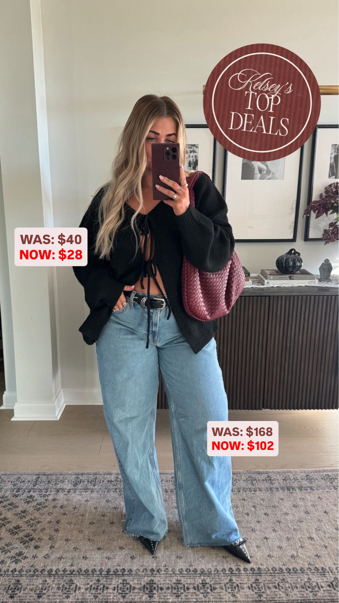 Amazon sweater outfit on sale✨The jeans are also on sale from good American but sold out in this color 

#LTKCyberWeek #LTKMidsize #LTKSaleAlert