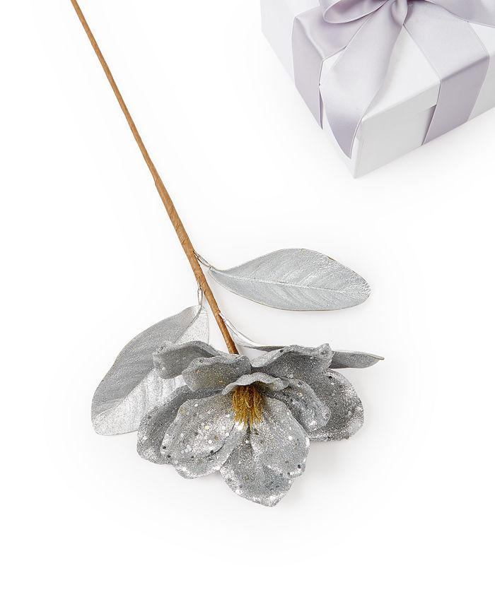 Holiday Lane Royal Holiday White Flower Pick, Created for Macy's & Reviews - Shop All Holiday - H... | Macys (US)