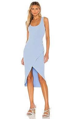 Lovers + Friends Macpherson Midi Dress in Sky Blue from Revolve.com | Revolve Clothing (Global)