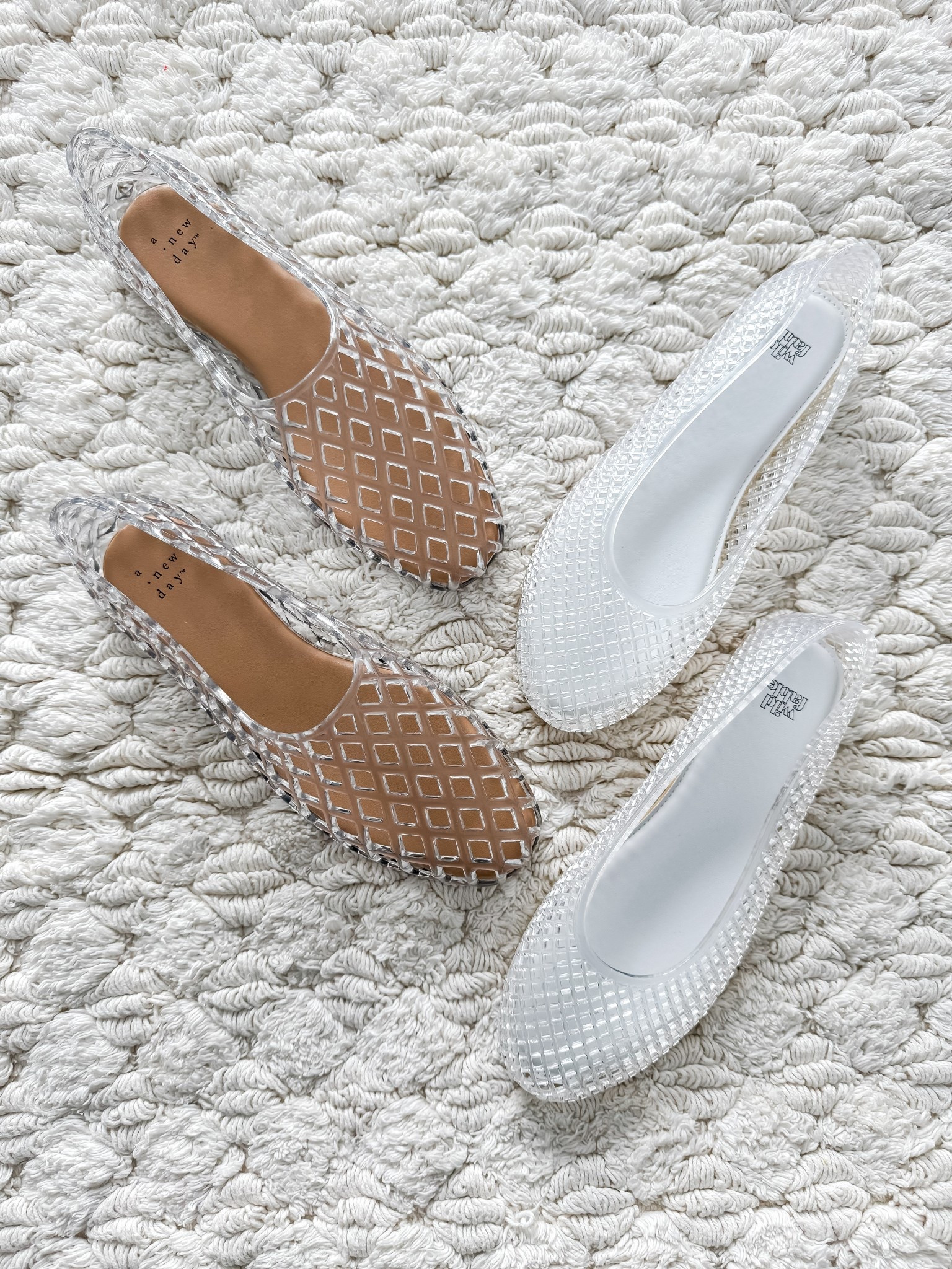The obsession with Jelly Flats is real! Super cute to style with jeans, short or a cute dress for summer.  If you are between sizes I would size down as they do stretch out a bit. 

Jelly Flats • Summer Shoes • Women’s Shoes • Cute Shoes • Clear Shoes -“ Clear Jelly Shoes

#LTKOver40 #LTKFindsUnder50 #LTKShoeCrush
