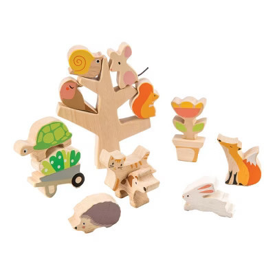 Tender Leaf Wooden Stacking Garden Friends | Target