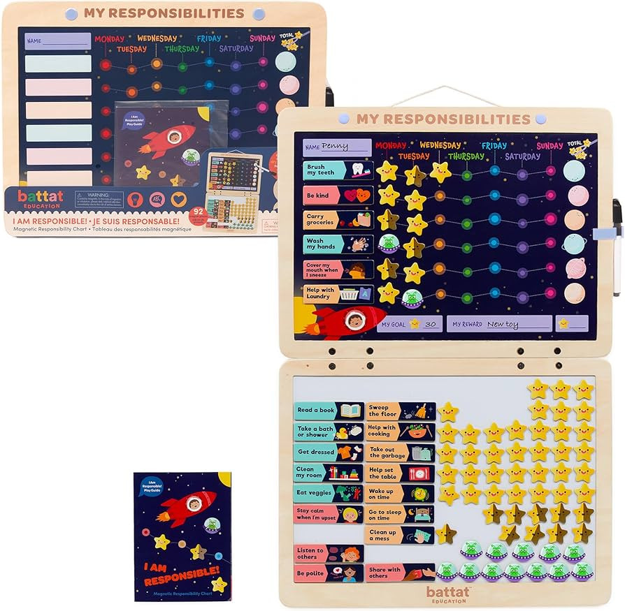 Battat Education – Responsibility Chart for Kids – Kids Chore Chart – Reward Chart for Kids... | Amazon (US)