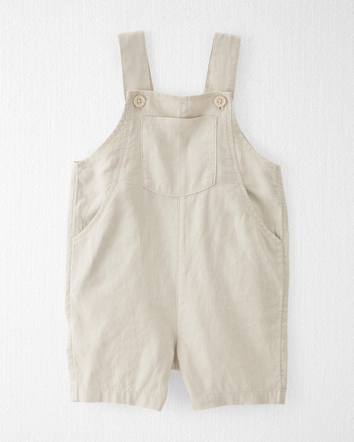 Toddler LENZING™ ECOVERO™ Linen Blend Shortalls | Carter's