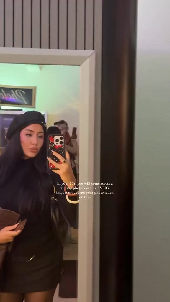 i love documenting my life at every stage 🥹 your 80 year old self will thank you ⭐️ @autophoto #photobooth #vintagephotobooth #film #memories #photography