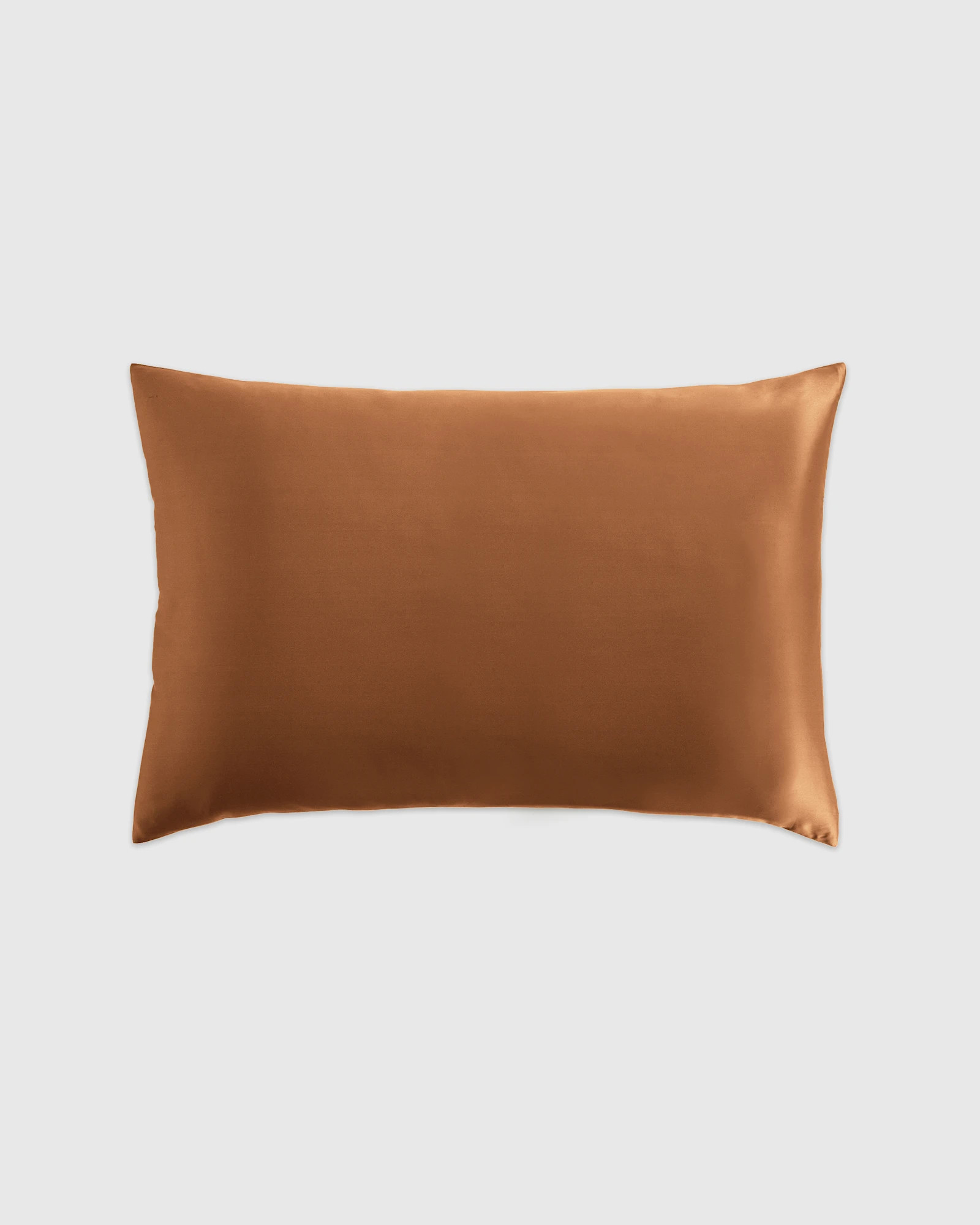 100% Mulberry Silk Pillowcase in Terracotta | Quince