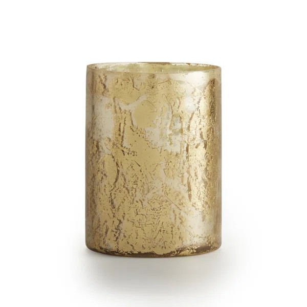 Golden Honeysuckle Scented Jar Candle with Glass Holder | Wayfair North America