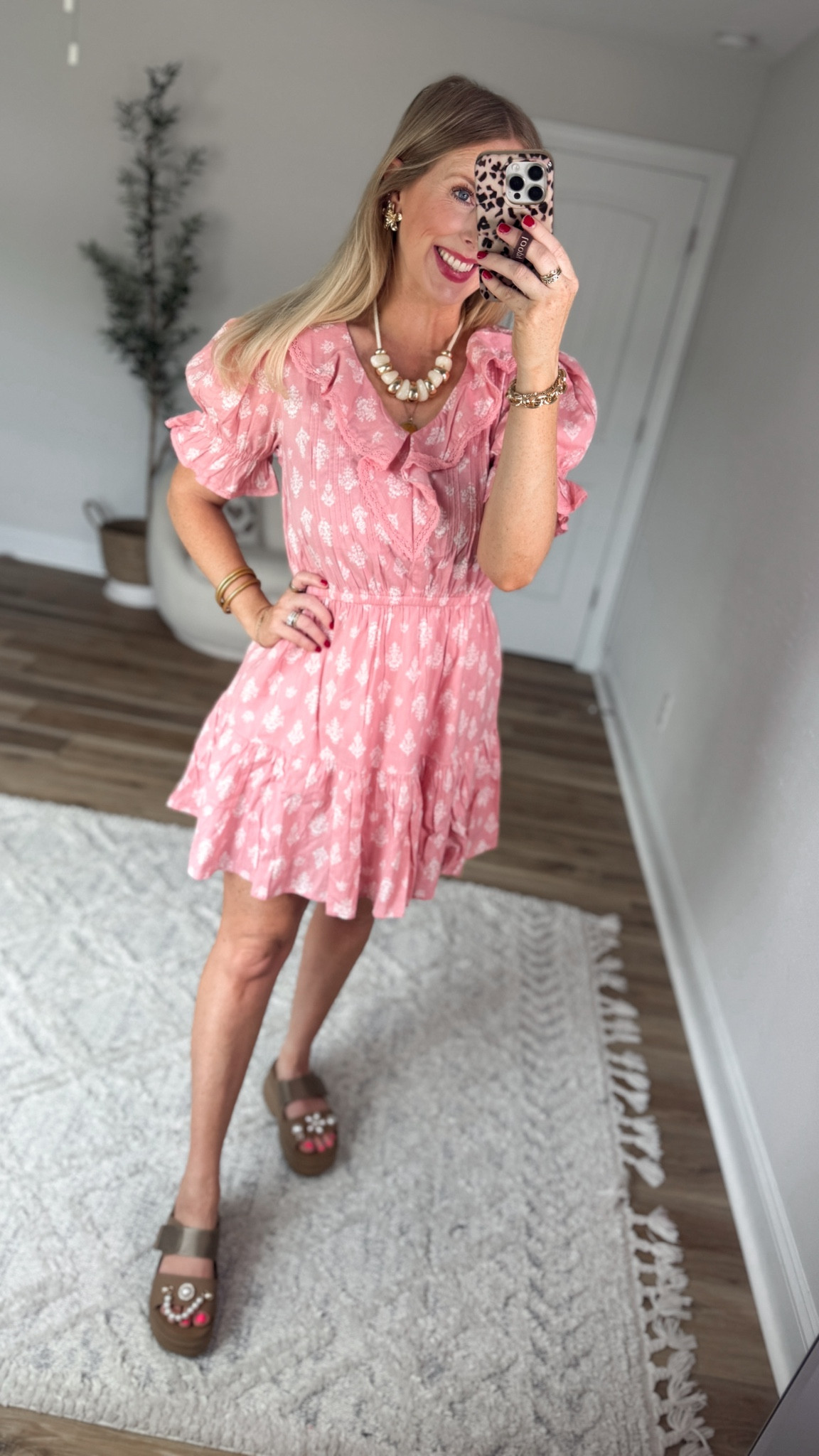 Daily try on, kohls outfit, kohls try on, Lauren Conrad, pink ruffle dress 

#LTKmomlife #LTKSaleAlert #LTKootd