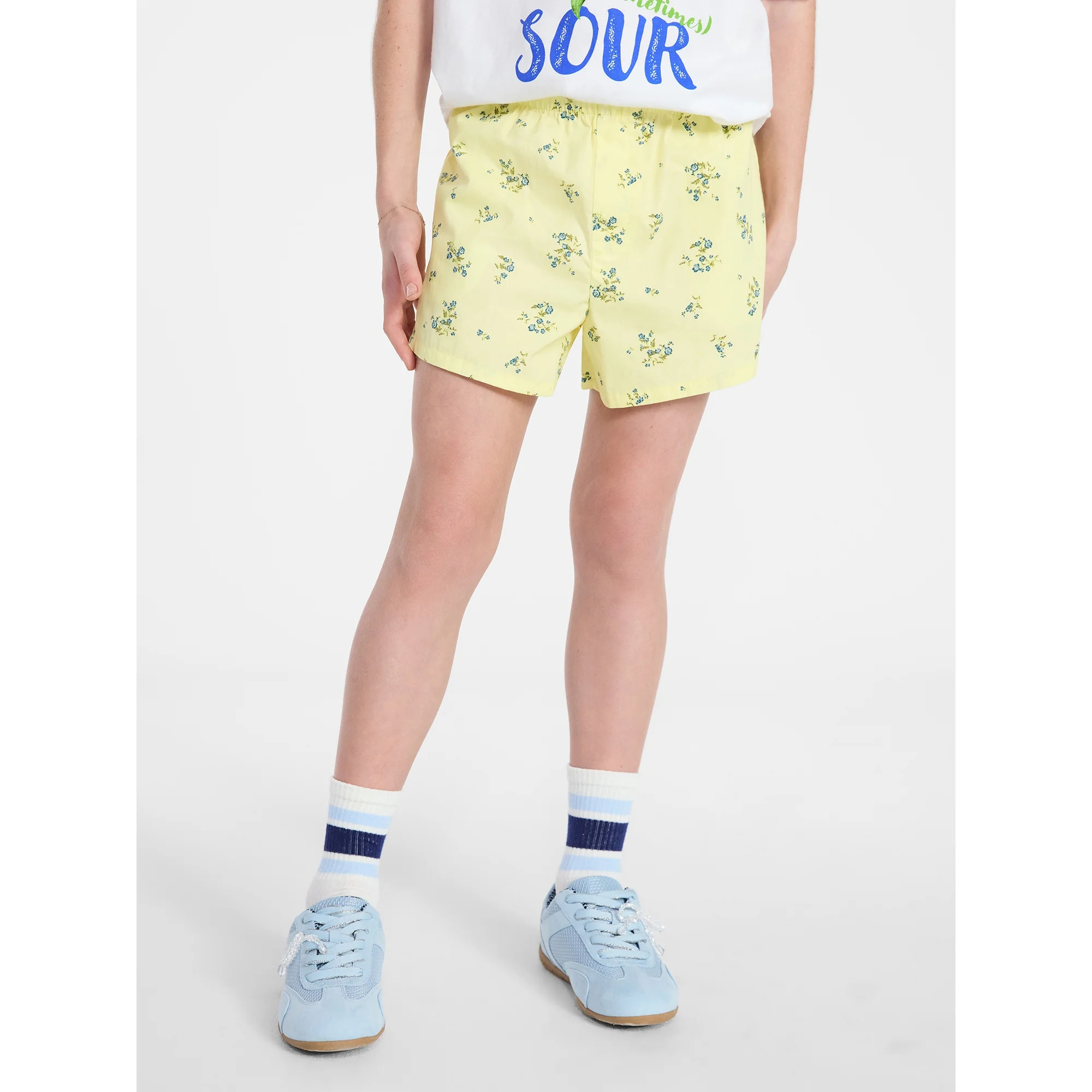 Weekend Academy Girls Cotton Pull-On Shorts, Sizes 4-18 | Walmart (US)