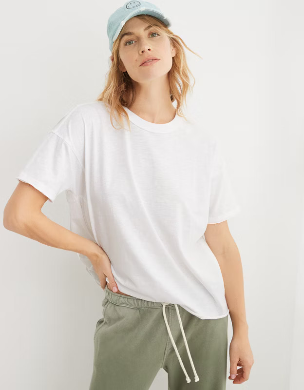 Aerie Oversized Boyfriend T-Shirt | Aerie