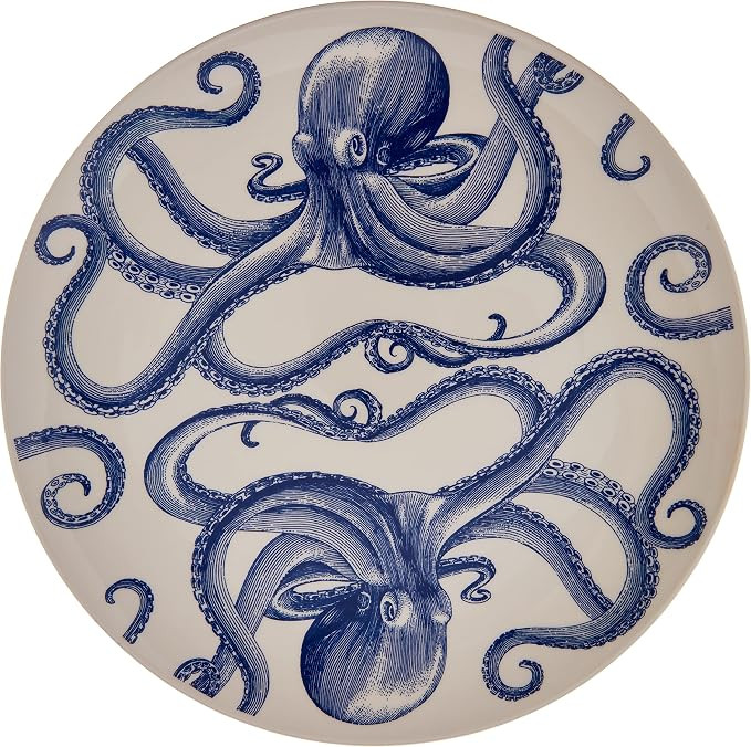 Prato De Porcelana Grande - Polvos Decorglass Multicolor | Amazon (BR)