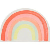 Rainbow Napkins, Set Of 20 Rainbow-Shaped Napkins By Meri Meri, Great For A Rainbow-Themed Birthday  | Etsy (US)