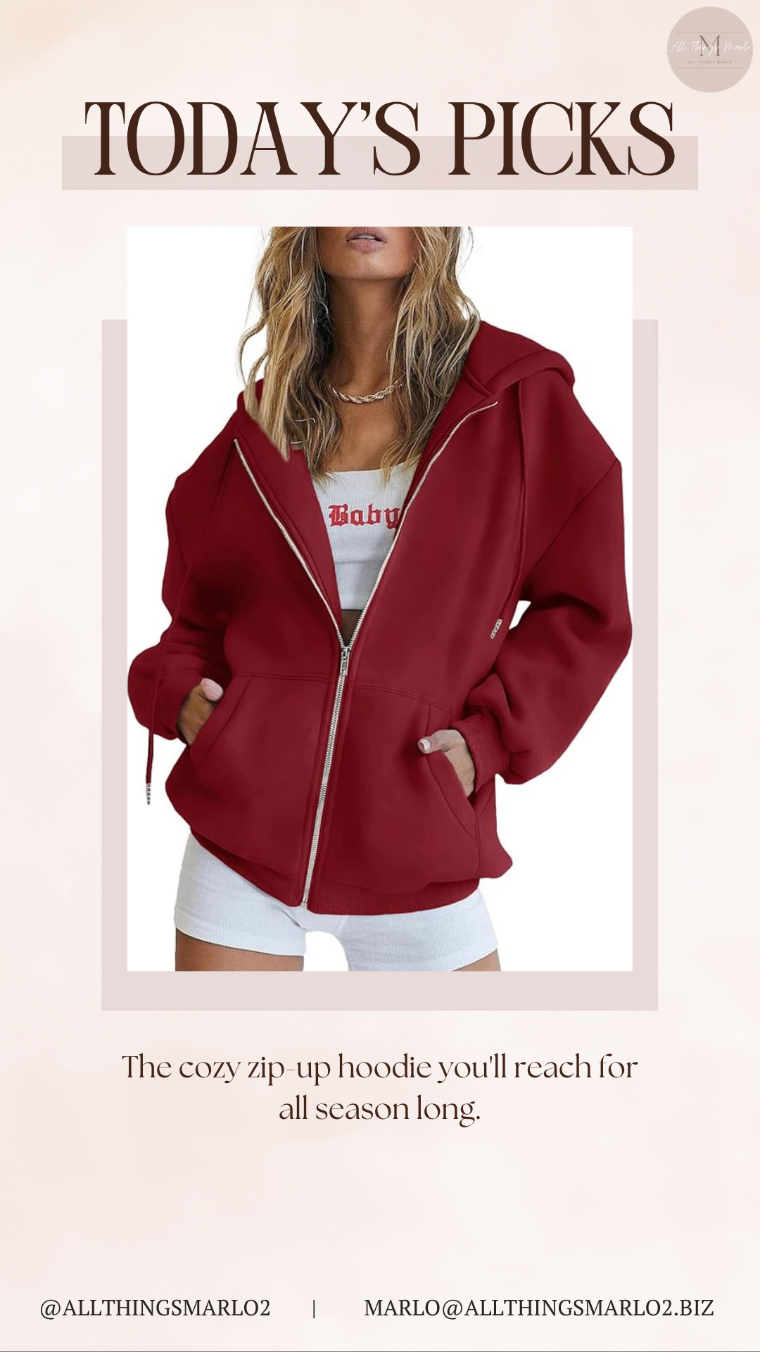 The cozy zip-up hoodie you'll reach for all season long. 

 #LTKSeasonal #LTKActive #LTKWorkwear