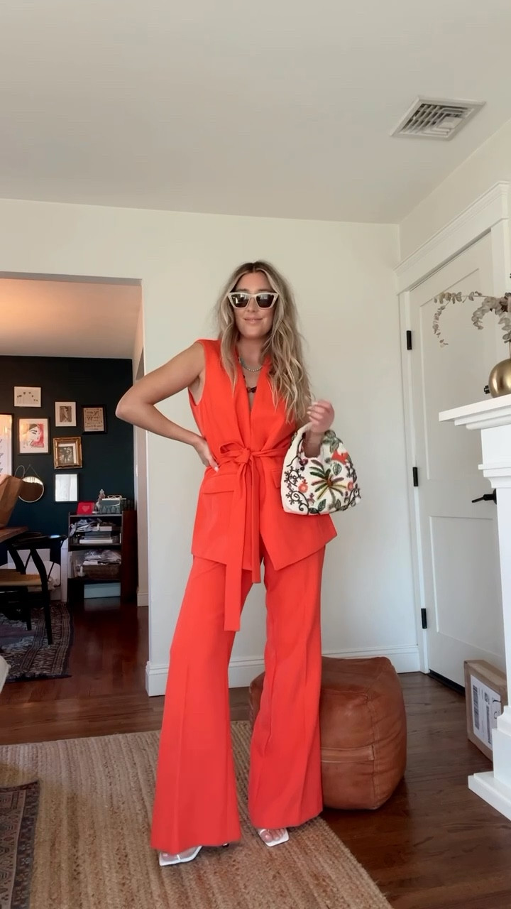 How I’m styling this orange set from Ann Taylor! 🧡 Loving Zara accessories right now

#LTKootd
