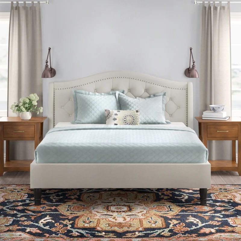 Weiss Tufted Low Profile Platform Bed | Wayfair North America