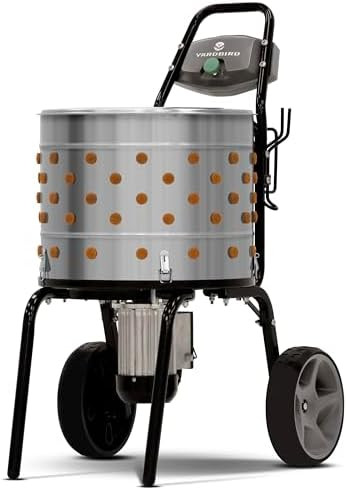 Yardbird 44204 Chicken Plucker, Easy On/Off Button, Integrated Hose and Cord Hooks, 20" Stainless... | Amazon (US)