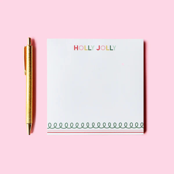 Holly Jolly Notepad | Joy Creative Shop