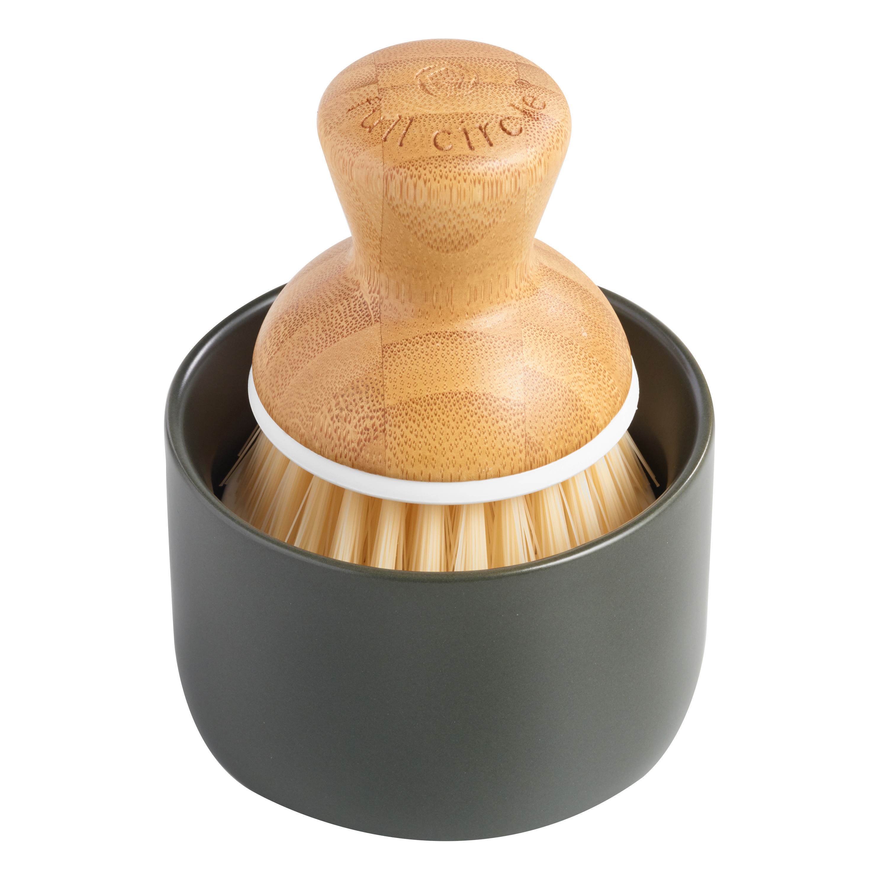 Full Circle Bubble Up Soap Dispenser and Dish Brush Set | World Market