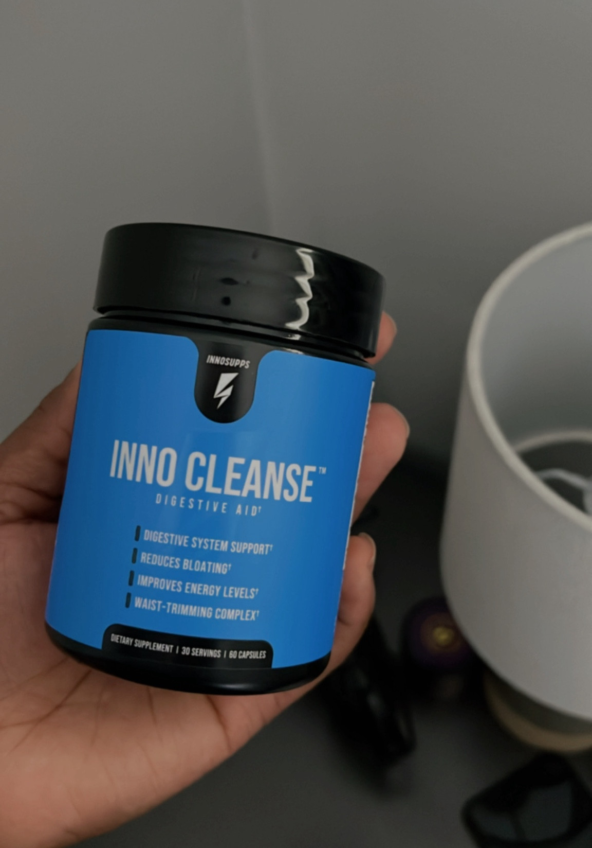 Inno Cleanse - Compuesto de adelgazamiento de cintura | Apoyo y ayuda al sistema digestivo | Reducción de inflamación | Mejora los niveles de energía | Sin gluten, vegano. 