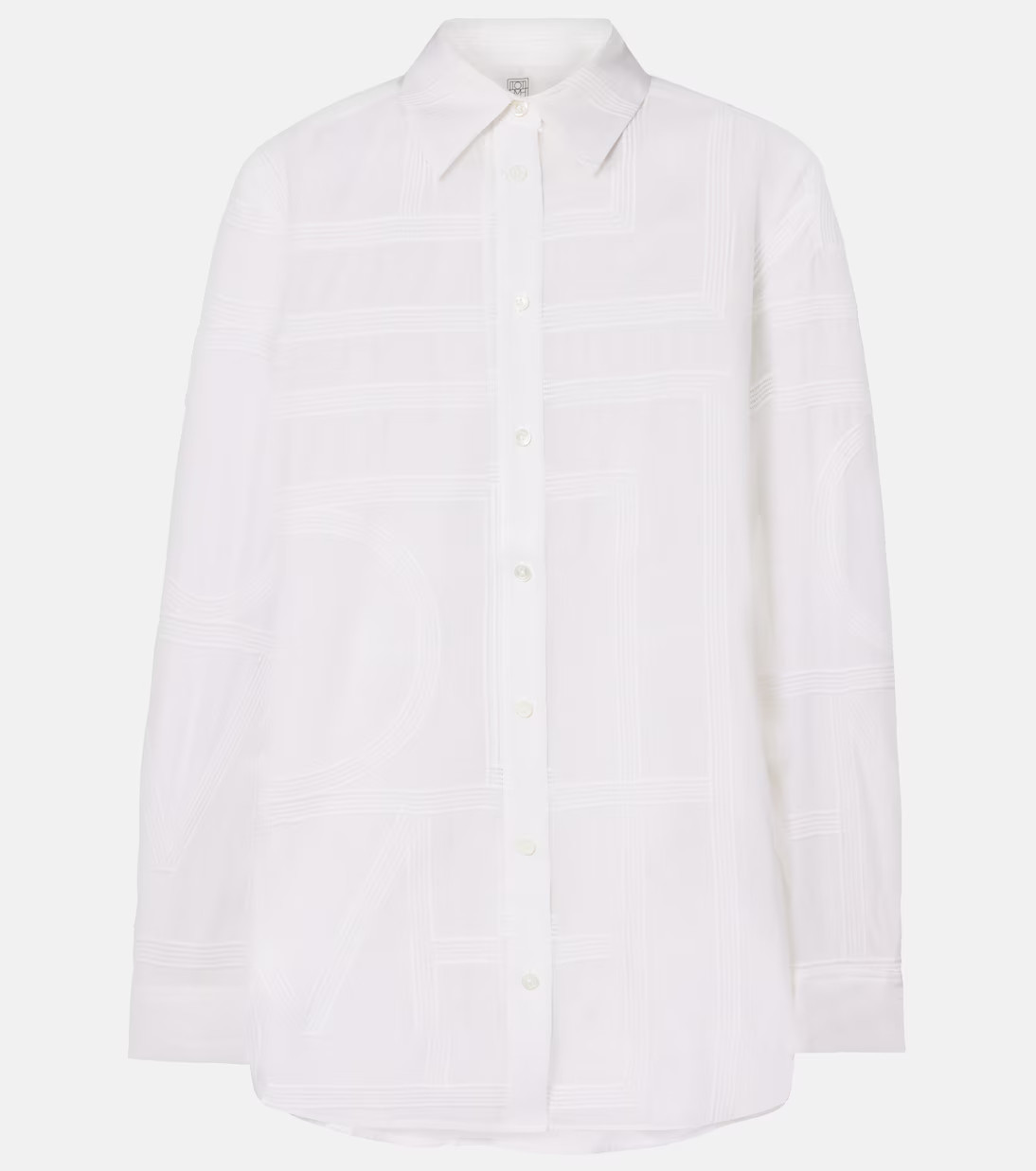 Embroidered cotton and silk voile shirt | Mytheresa (DACH)