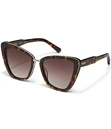 QUAY Women's All Talk 53mm Cat Eye Sunglasses - Neutral Tortoise/Brown | Dillard's