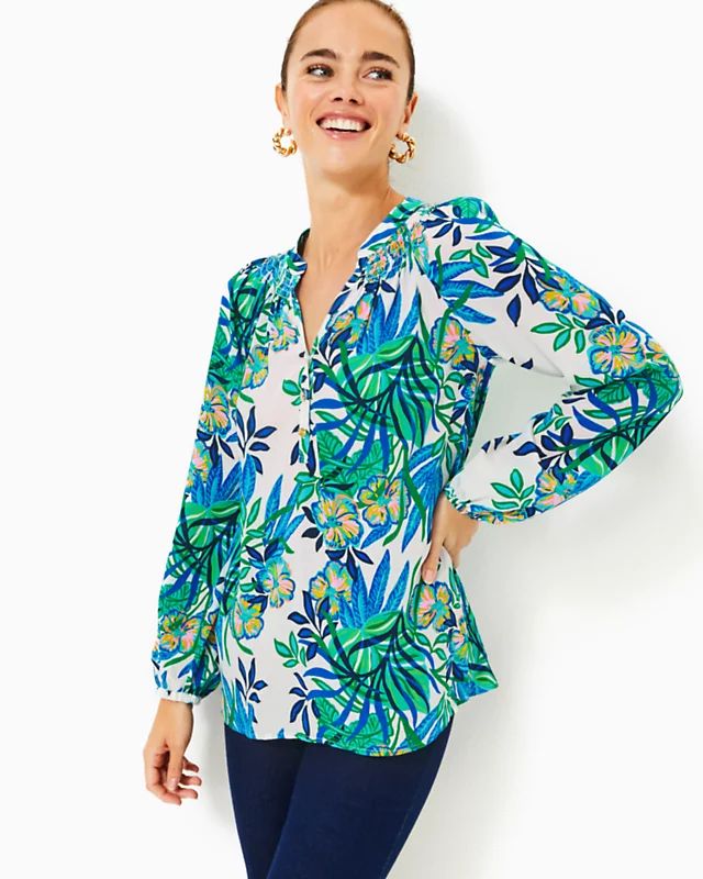 Elsa Silk Top | Lilly Pulitzer | Lilly Pulitzer