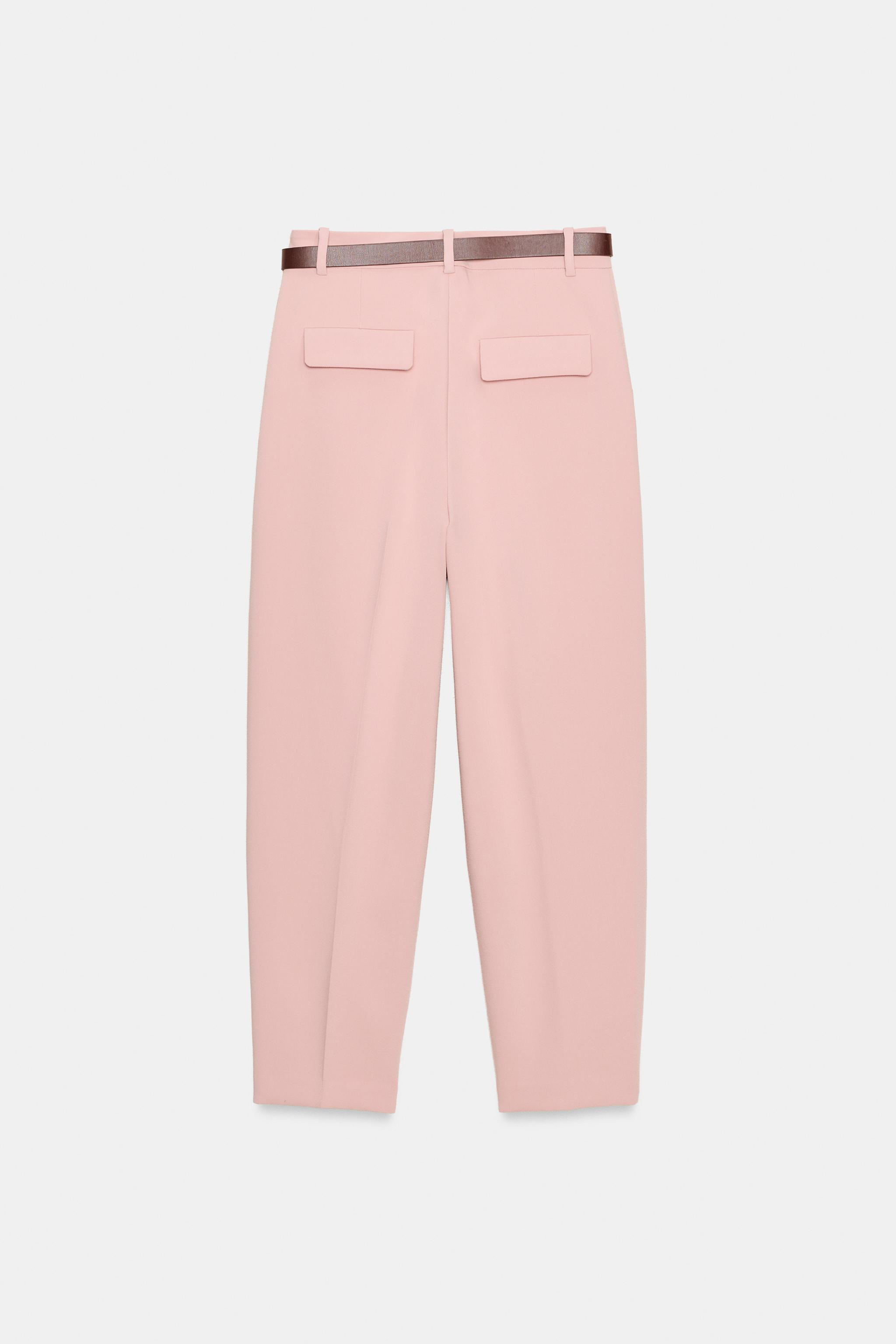 BELTED PLEATED PANTS | Zara US