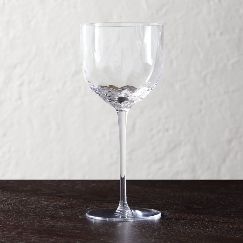 Wave White Wine Glass | CB2 | CB2