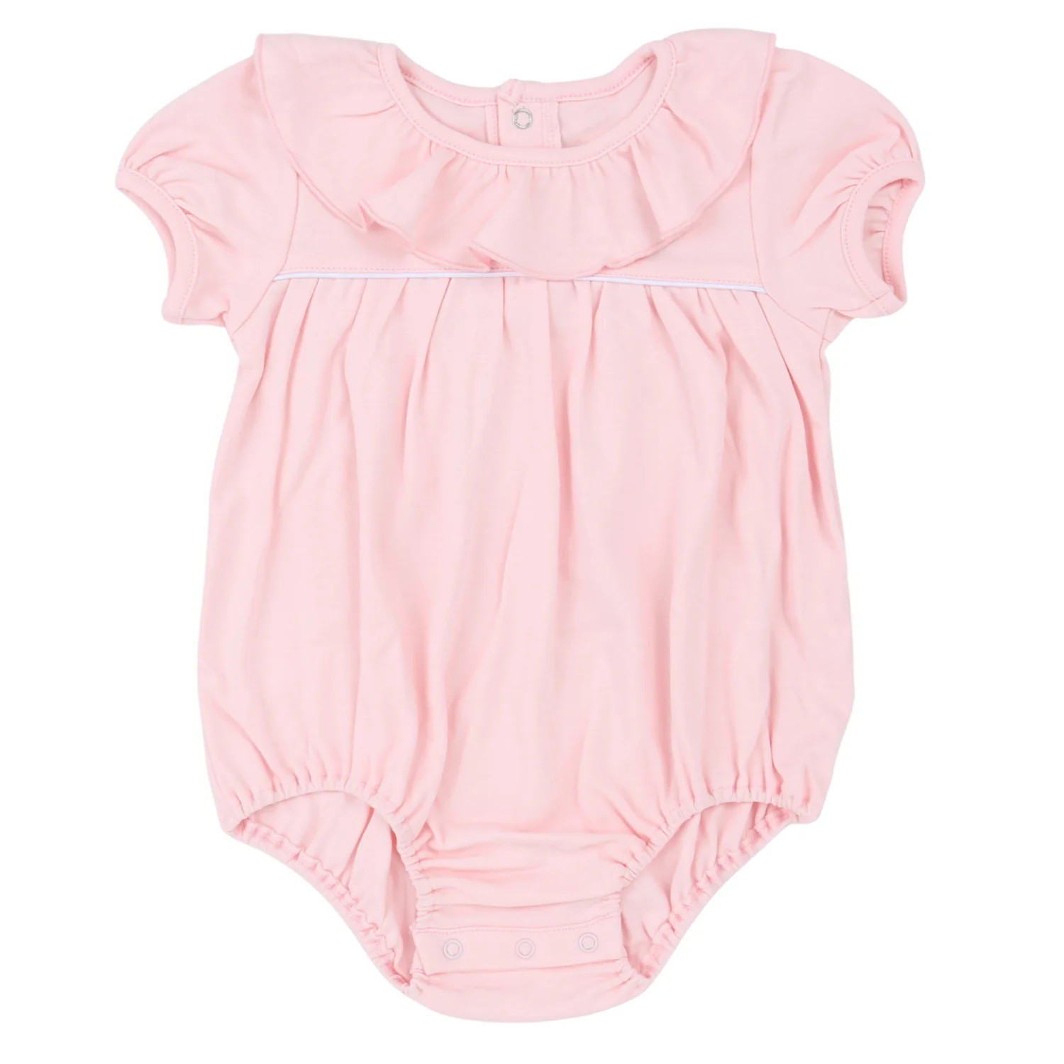 Girls Pastel Pink Cotton Bubble | Hamner Hill