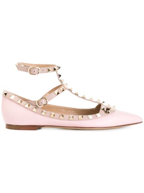 Valentino Garavani 'Rockstud' ballerinas | FarFetch US