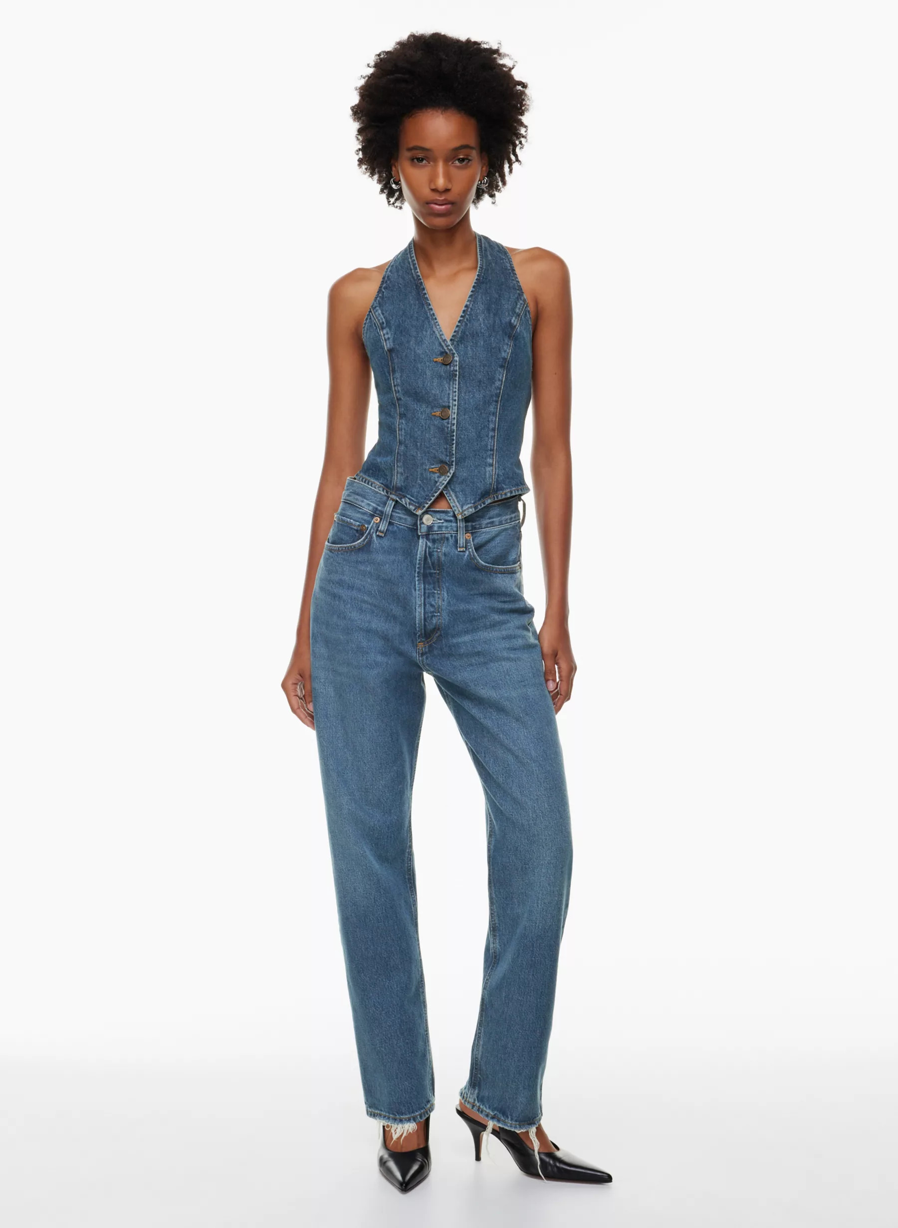 '90S PINCH WAIST JEAN | Aritzia