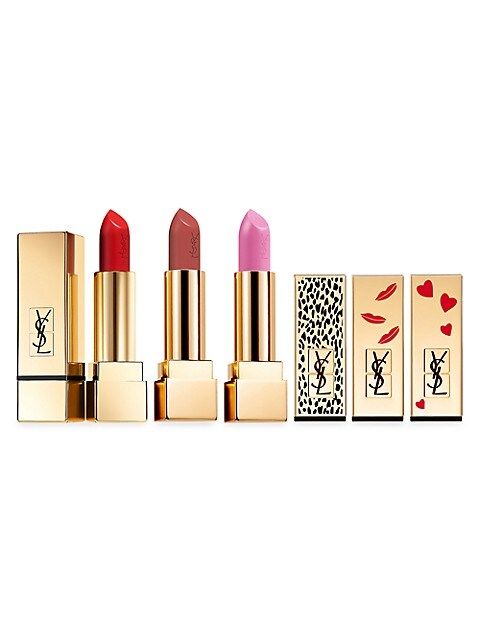 Rouge Pur Couture Satin Lipstick 3-Piece Set | Saks Fifth Avenue