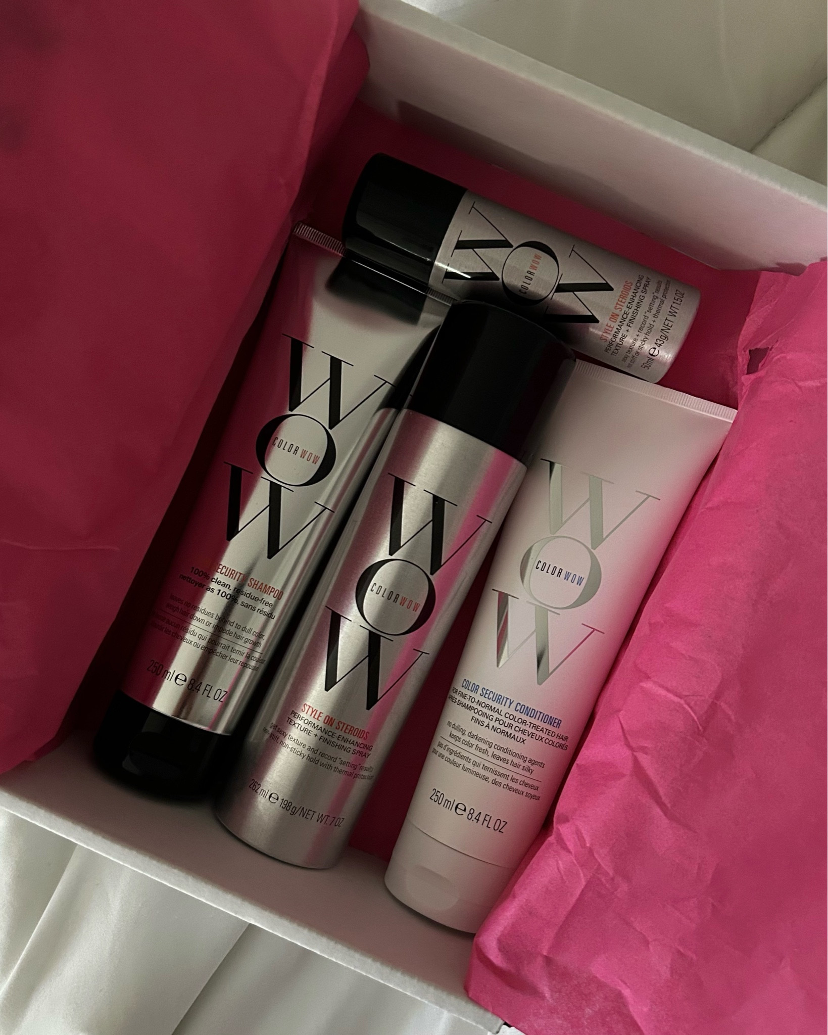 current hair care favorites @colorwowhair 🩷

color wow shampoo, color wow conditioner, color wow texture spray, sulfate free, style on steroids, dream coat supernatural spray, hollyfrocks

#LTKfindsunder100 #LTKbeauty #LTKfindsunder50