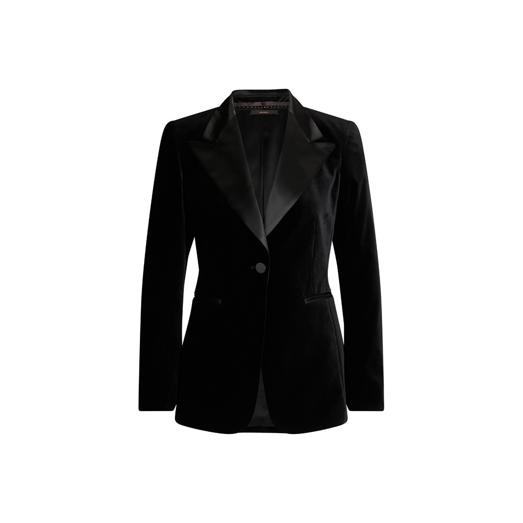 Samt-Blazer in Schwarz - im windsor. Online-Shop | windsor (DE)