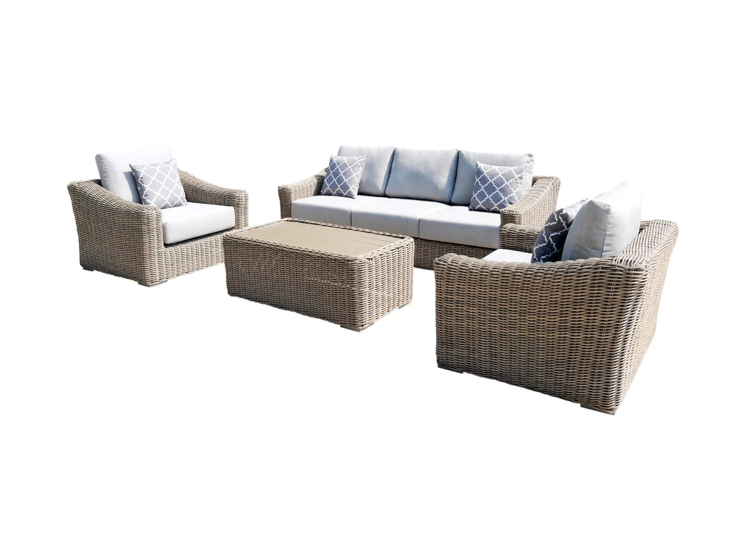 Red Barrel Studio® Stellert 5 - Person Outdoor Seating Group with Cushions | Wayfair | Wayfair North America