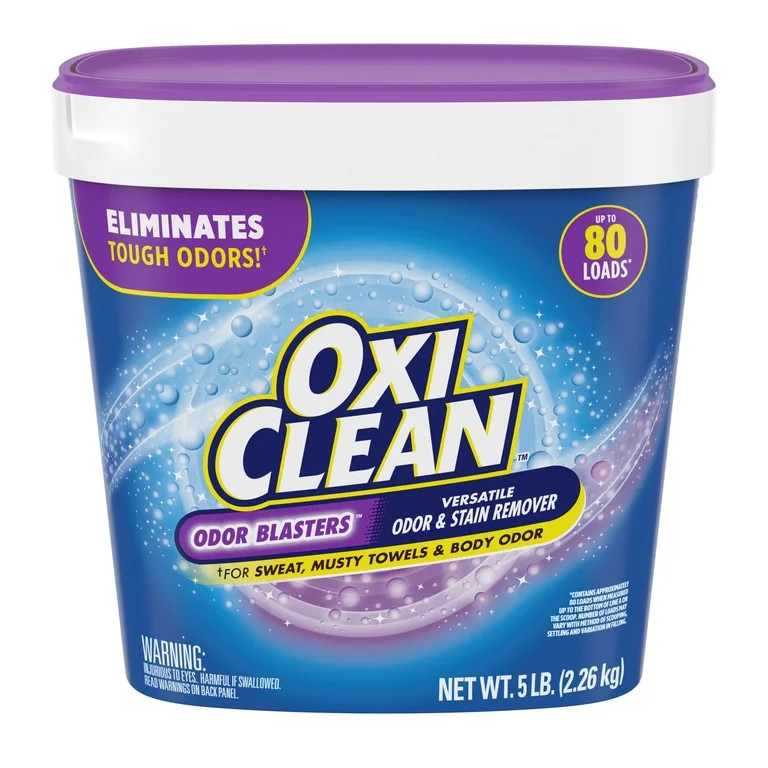 OxiClean Odor Blasters Versatile Odor and Laundry Stain Remover Powder, 5 lb | Walmart (US)