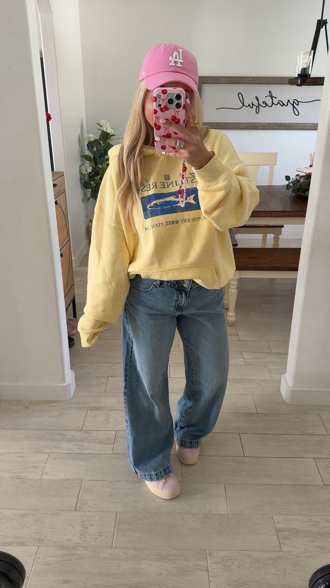 Spring outfit on sale 
Hoodie large
Jeans 27short
Sneakers tts

#LTKSaleAlert #LTKootd