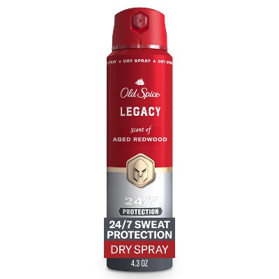 Old Spice Red Collection Men's 48-Hour Odor Protection Antiperspirant Spray - Legacy - 4.3oz | Target