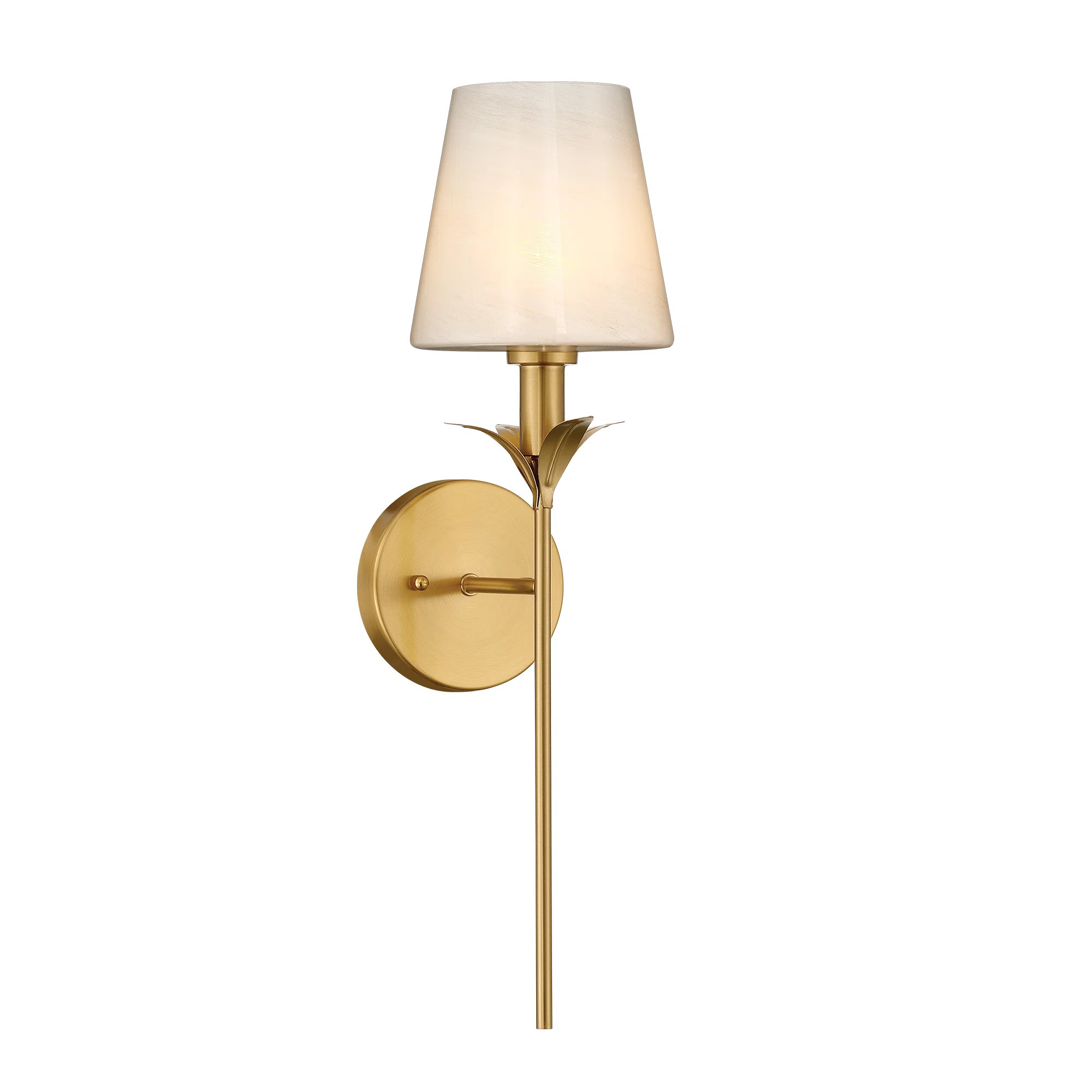Birch Lane™ Mara 1-Light Steel Brass Dimmable Petal Arm Wallchiere Wall Sconces & Reviews | Way... | Wayfair North America