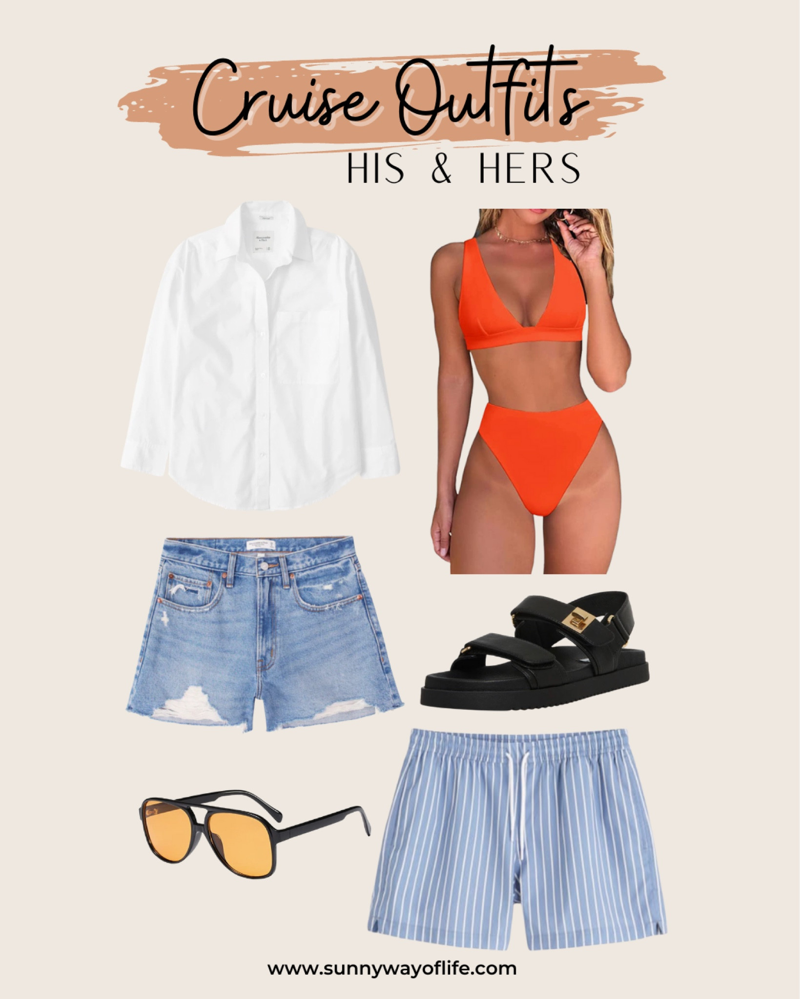 Cruise outfits his & hers - swimwear 🧡🌊

#LTKstyletip #LTKswim #LTKtravel