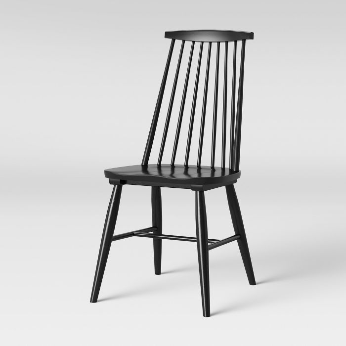 Harwich High Back Windsor Dining Chair Black - Threshold™ | Target