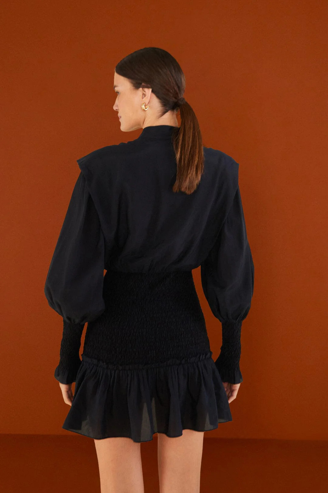 black heart neckline mini dress | FarmRio (US)