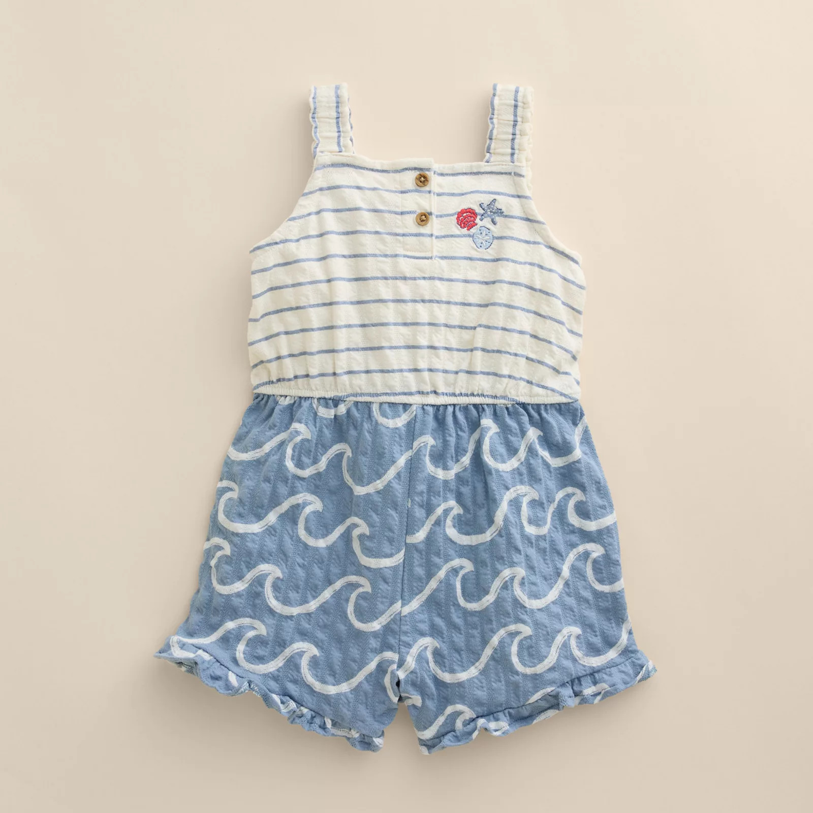 Baby & Toddler Little Co. by Lauren Conrad Henley Ruffle Romper | Kohl's